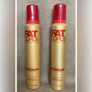 2 Pack Samy Fat Curls Curl Creating Hair Mousse 7 Oz Each Discontinued New